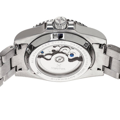 Heritor Luciano Men's Automatic Diver Date Bracelet Watch, Green