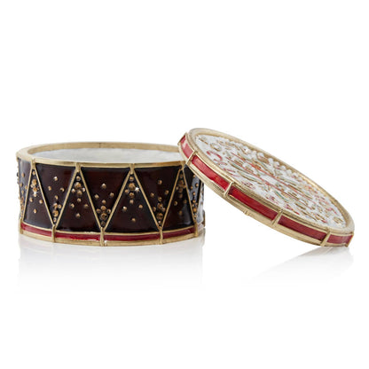 Jay Strongwater Sgt. Pepper's Decorative Box, Gold Heart Crystal Enamel Gold-Finished