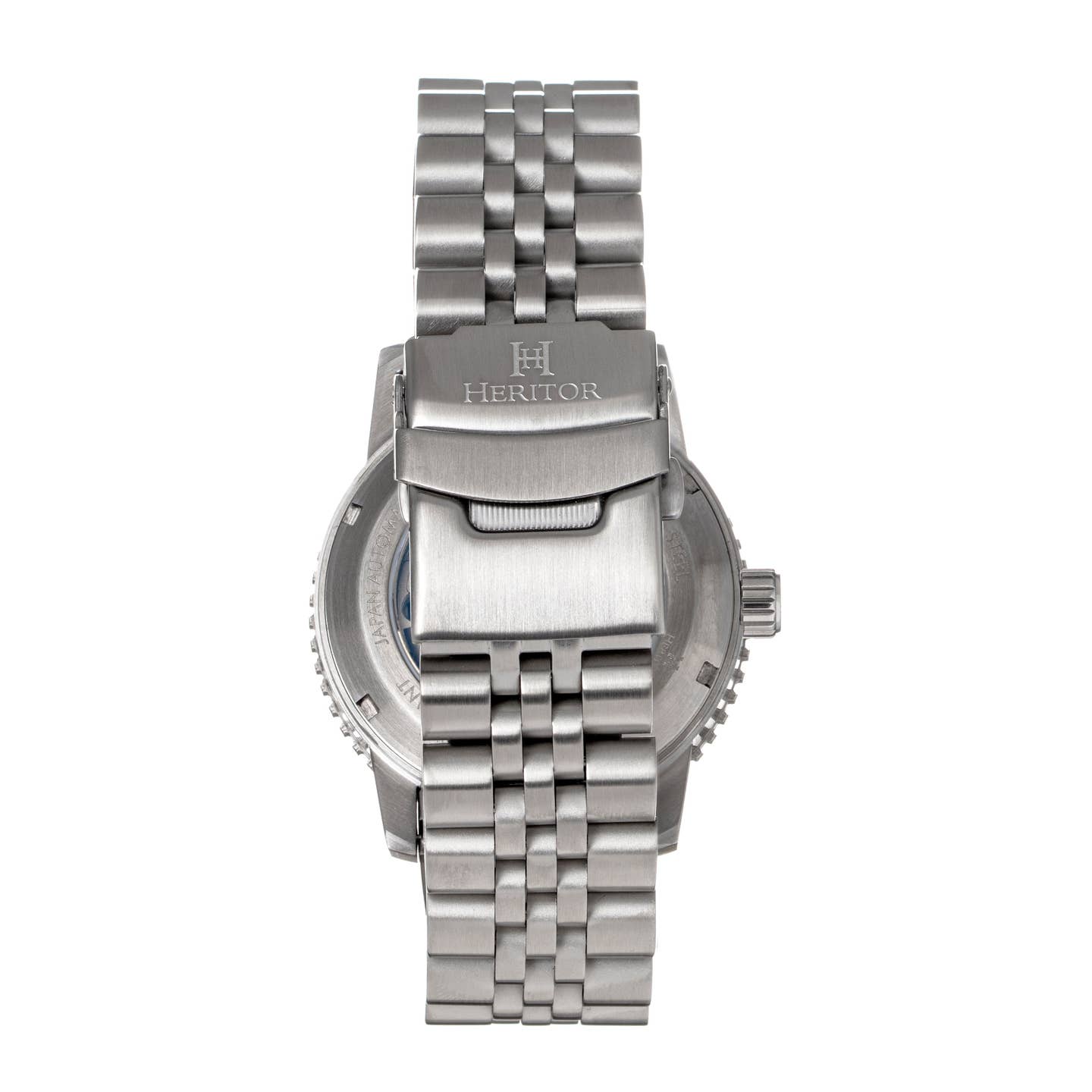 Heritor Hurst Men's Automatic Diver Date Bracelet Watch, Olive
