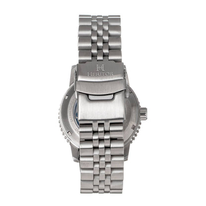 Heritor Hurst Men's Automatic Diver Date Bracelet Watch, Olive