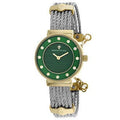 Christian Van Sant Cavo Women's Quartz Watch, Green Dial