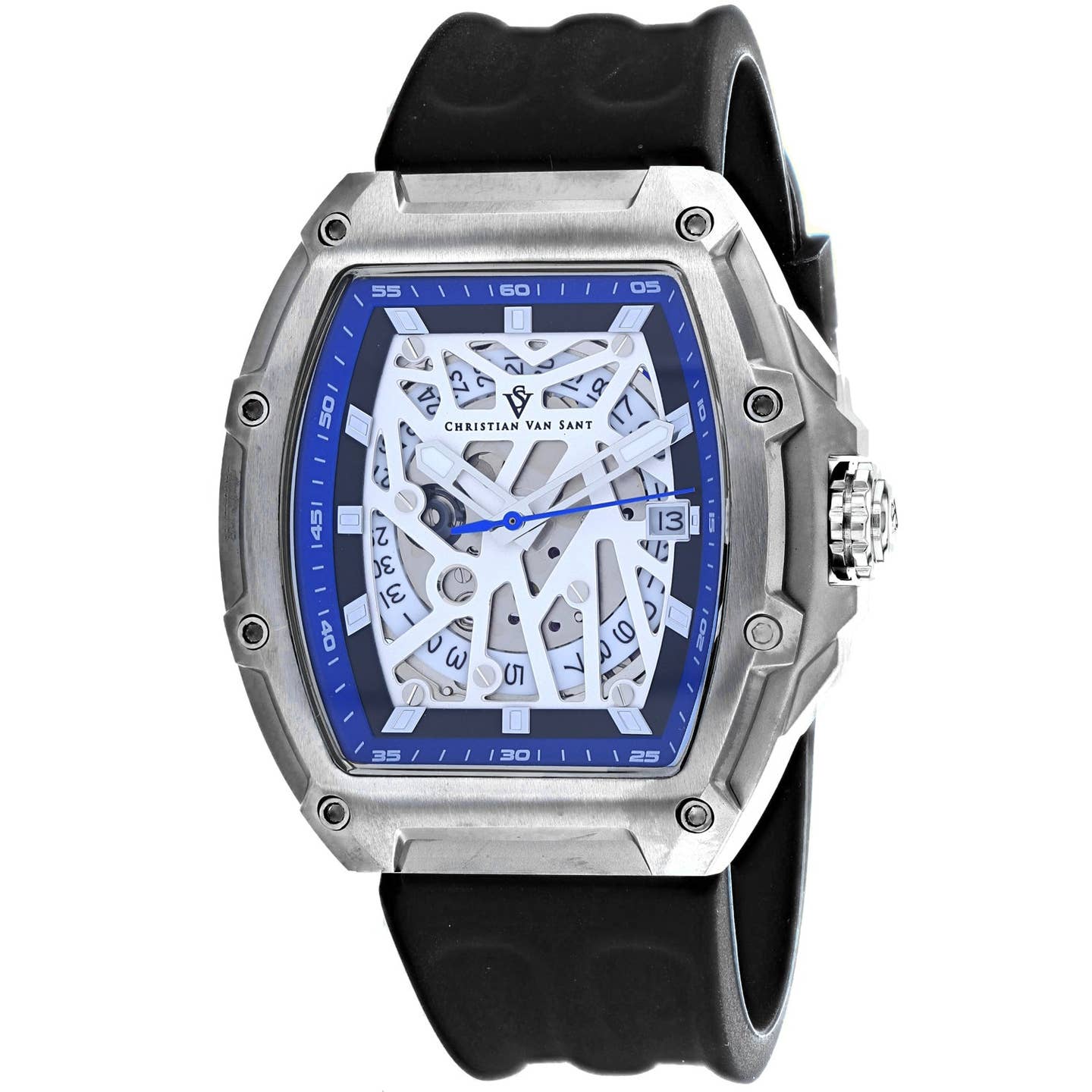 Christian Van Sant Odyssey Men's Automatic Watch, White Dial