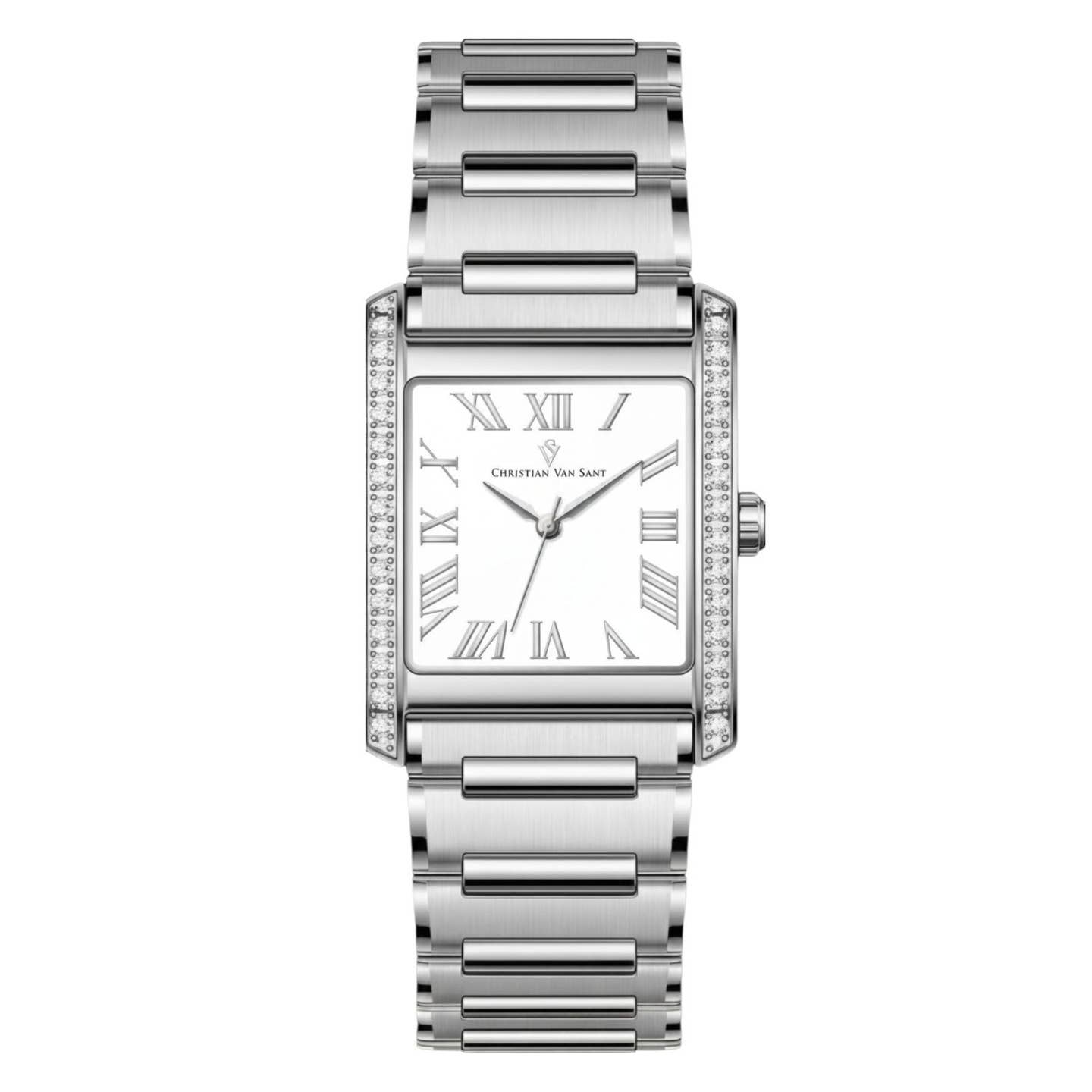 Christian Van Sant Atelier Women's Quartz Watch, White Dial