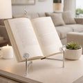 Decorative Object - Silver Metal Acrylic Easel Stand, 13 in.