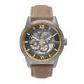 Authentic Heritor Jonas Men's Automatic Skeleton Leather Watch, Style HERHR9505