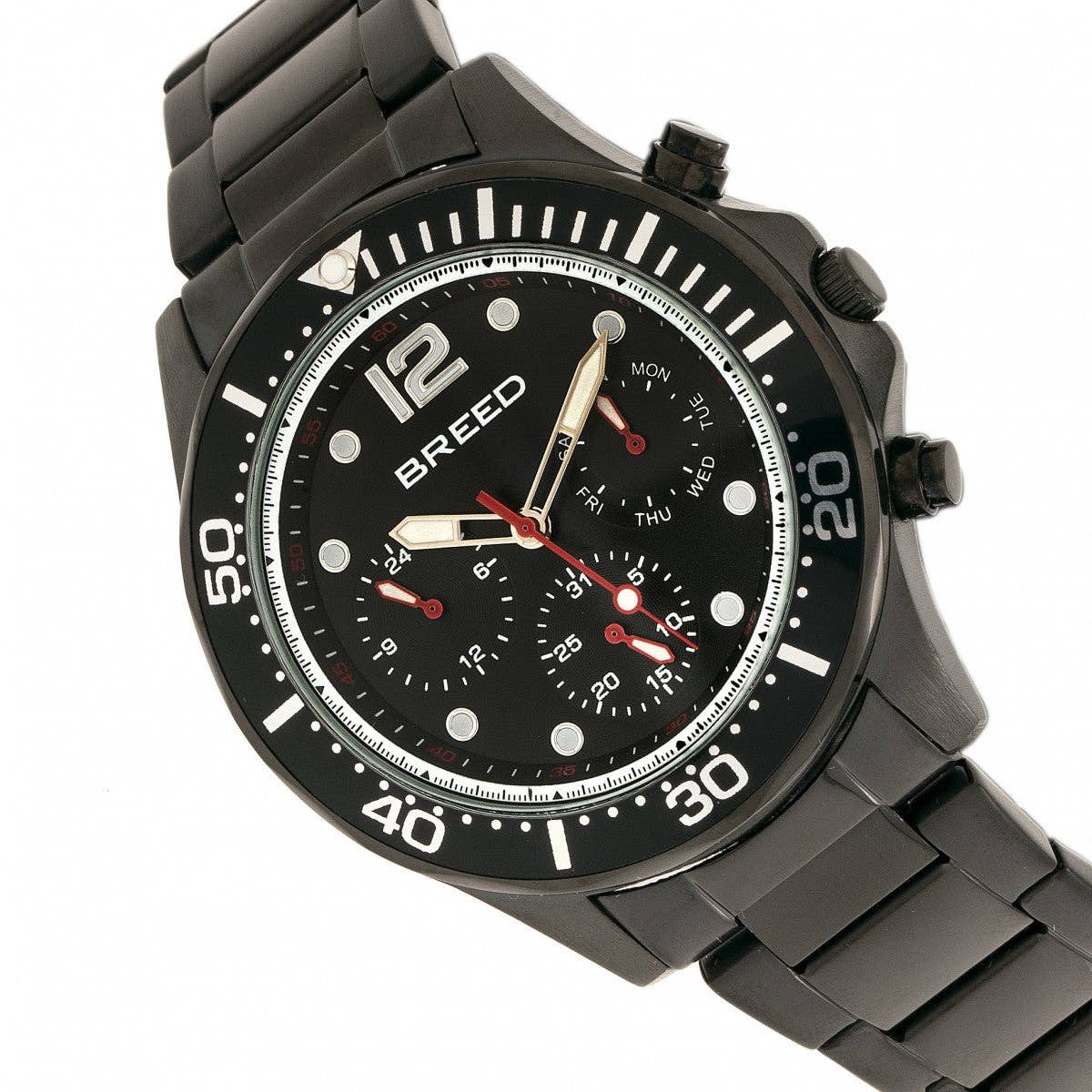 Breed Pegasus Men's Quartz Day-Date Bracelet Watch