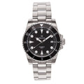 Authentic Heritor Luciano Men's Automatic Diver Date Bracelet Watch, Black