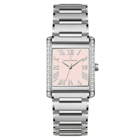 Christian Van Sant Atelier Women's Quartz Watch, Pink Dial