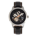 Reign Rudolf Men's Automatic Skeleton Leather Watch