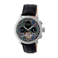 Authentic Heritor Aura Men's Automatic Semi-Skeleton Leather Watch, Style HERHR3501