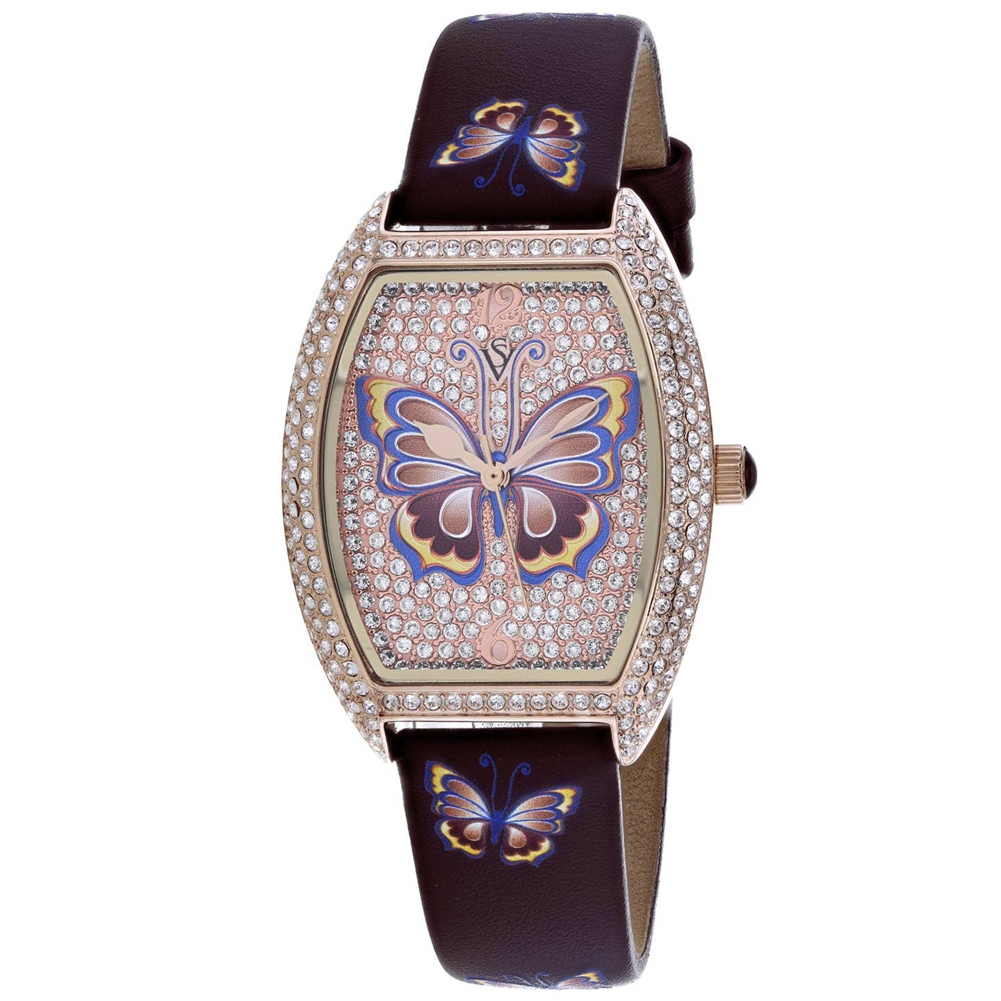 Christian Van Sant Papillon Women's Quartz Watch, Gold Dial
