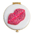 Jay Strongwater Monroe Lip Compact Mirror