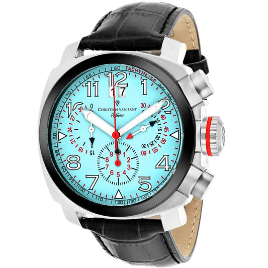 Christian Van Sant Grand Men's Quartz Watch, Blue Dial