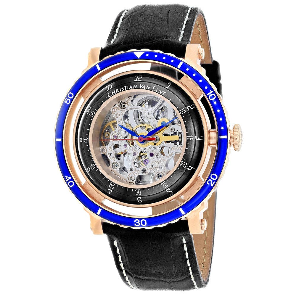 Christian Van Sant Dome Men's Watch, Silver Dial