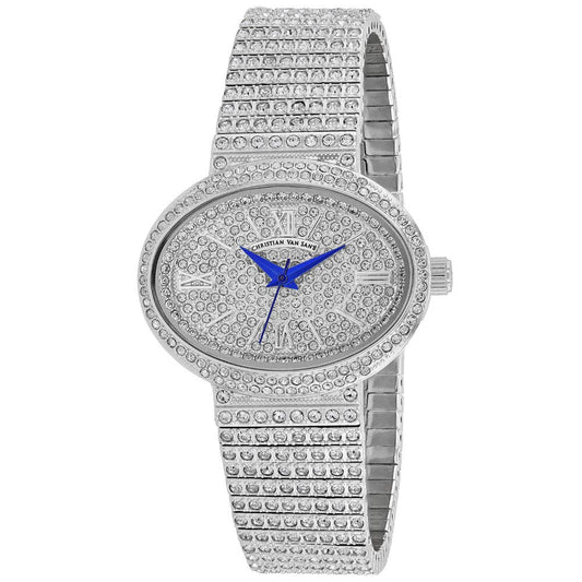 Christian Van Sant Women's Quartz Watch, Silver Dial, CV0250
