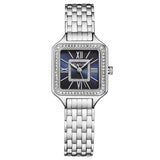 Stuhrling Original Confidant 4020 Women's Quartz Watch, 27mm, Crystal-Accented Bezel