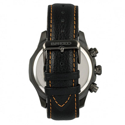 Breed Lacroix Men's Quartz Chronograph Leather Watch