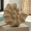 Decorative Object - Ivory Stone Prestal Sand Shell, 7 in.