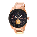 Authentic Heritor Helmsley Men's Automatic Semi-Skeleton Bracelet Watch, Style HERHR5004
