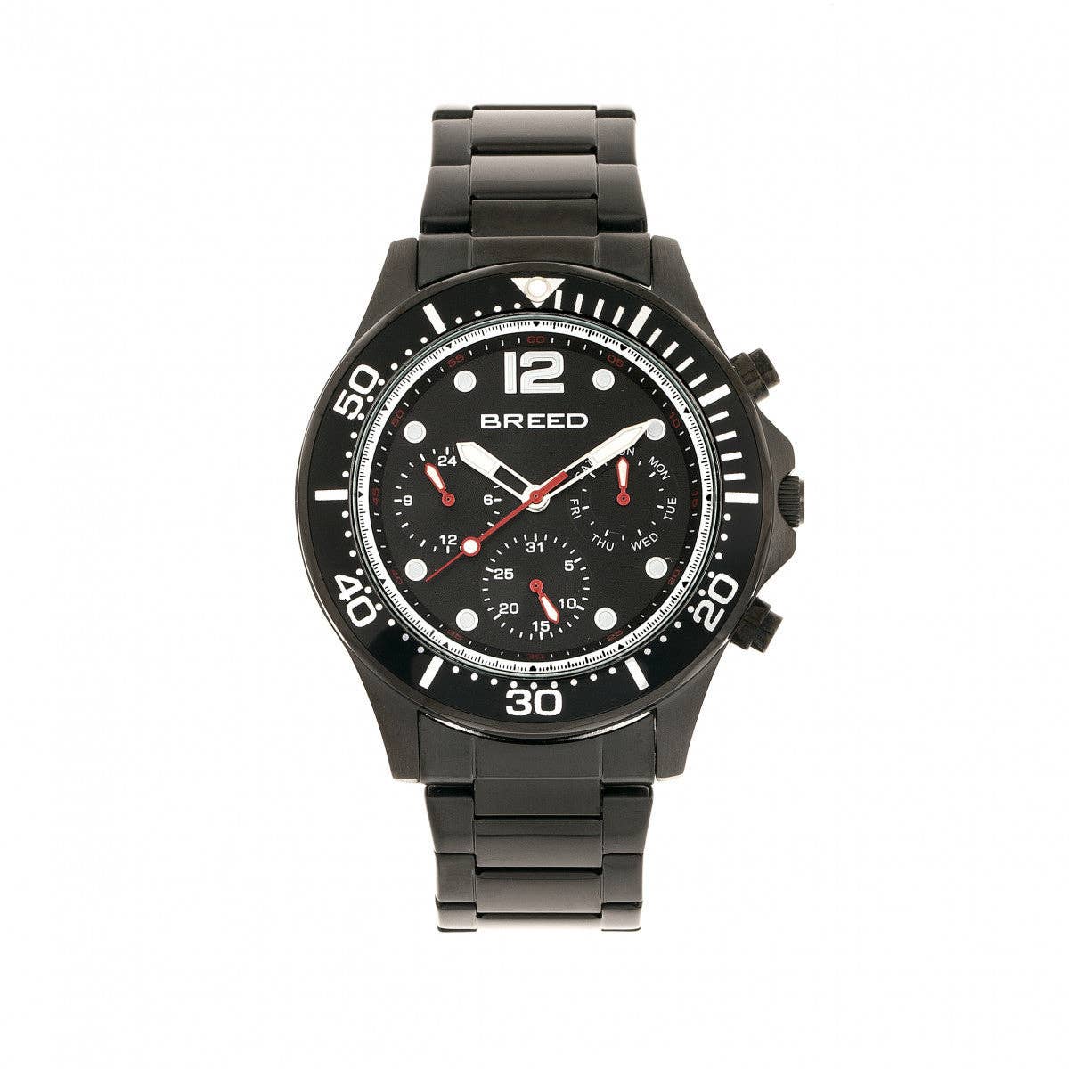 Breed Pegasus Men's Quartz Day-Date Bracelet Watch