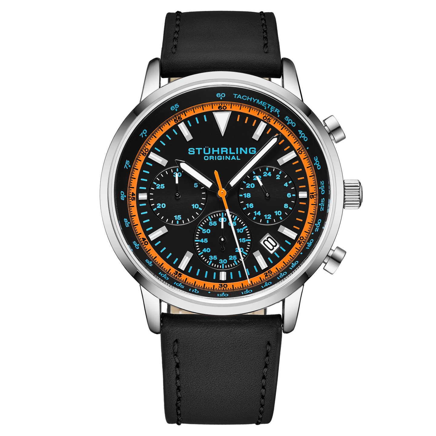 Stuhrling Original Monaco Men's Quartz Chronograph Watch, 44mm, Style HCP4E