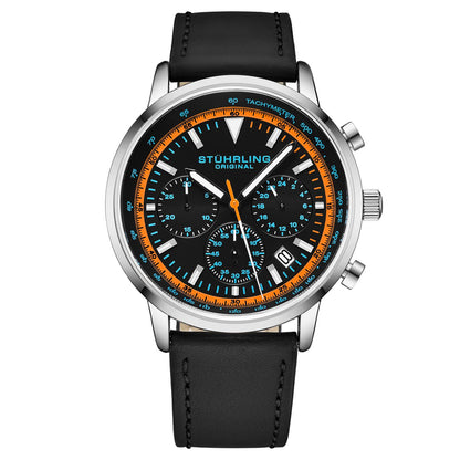 Stuhrling Original Monaco Men's Quartz Chronograph Watch, 44mm, Style HCP4E