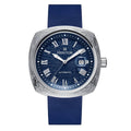 Authentic Heritor Davenport Men's Automatic Engraved-Case Leather Watch, Style HERHS3202