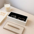 Decorative Box - White Acrylic Keepsake Holder, 14 in.