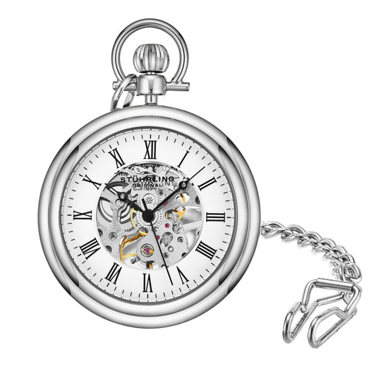 Stuhrling Original Vintage Men's Hand-Wind Pocket Watch, 47mm, Style BV2X7