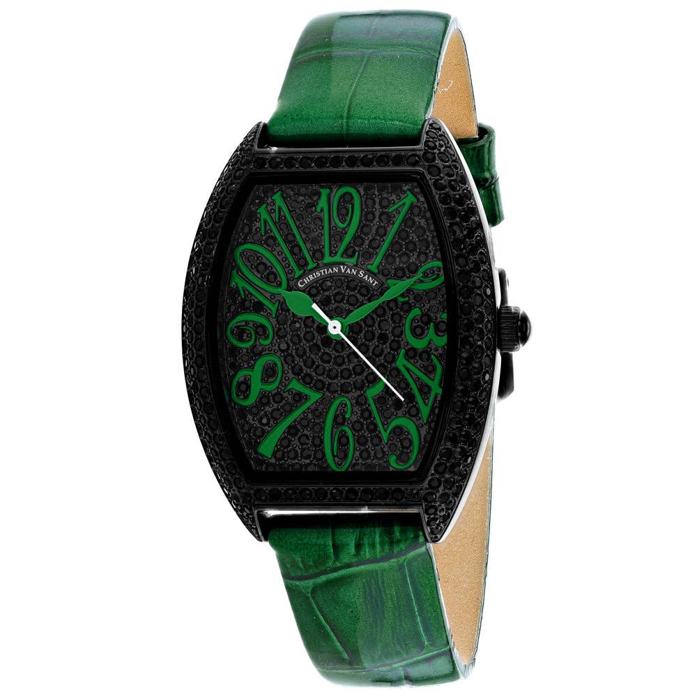 Christian Van Sant Women's Quartz Watch, Black Dial, CV4825