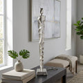 Decorative Sculpture - Silver Aluminum Statuary, 38 in.