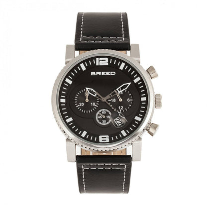 Breed Ryker Men's Quartz Chronograph Date Leather Watch