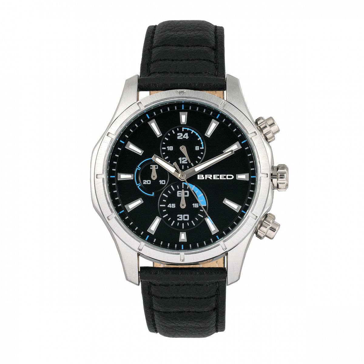 Breed Lacroix Men's Quartz Chronograph Leather Watch