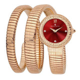 Christian Van Sant Naga Women's Quartz Watch, Red Dial