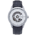 Authentic Heritor Davies Men's Automatic Semi-Skeleton Leather Watch, Style HERHS2501