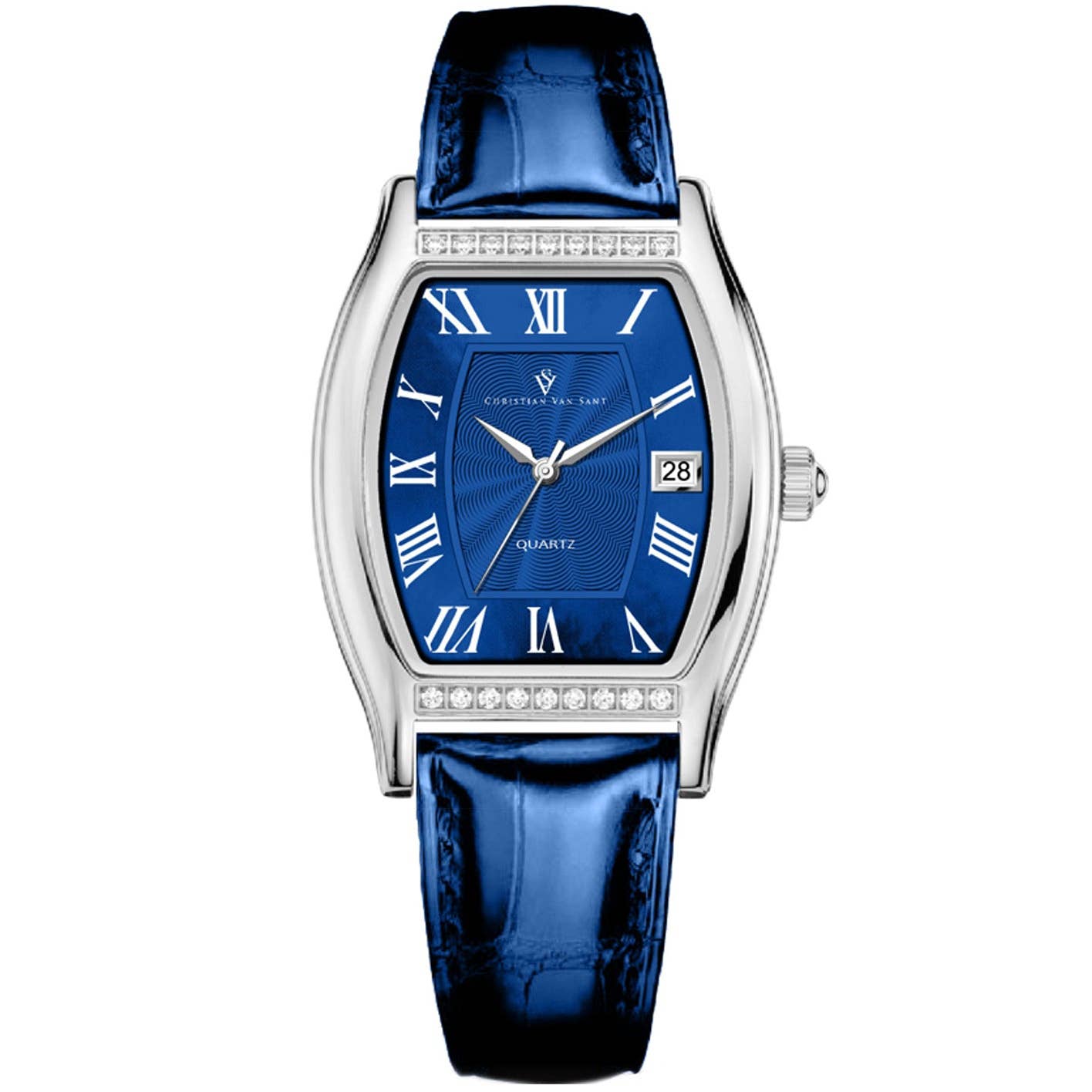 Christian Van Sant Gemma Women's Quartz Watch, Blue Dial