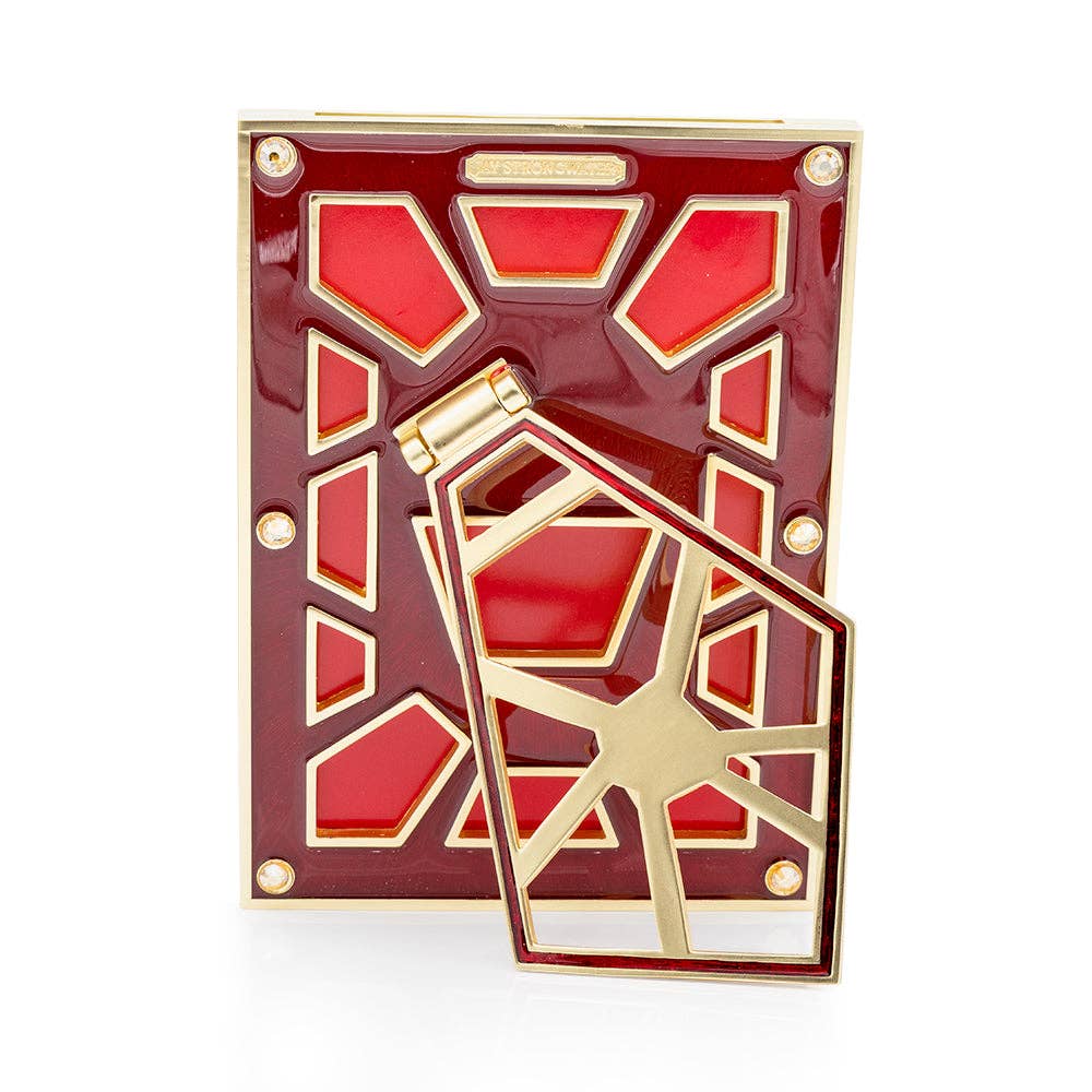 Jay Strongwater Lavinia Pavé 4" x 6" Crystal Enamel Picture Frame, Ruby
