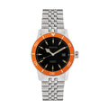 Authentic Heritor Hurst Men's Automatic Diver Date Bracelet Watch, Orange