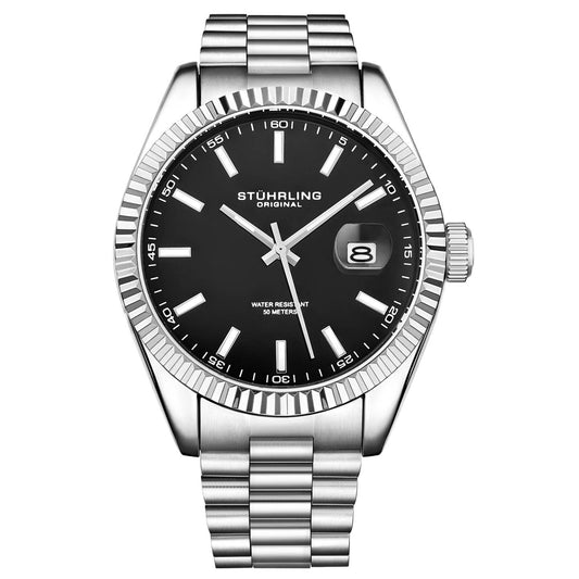 Stuhrling Original Lineage Men's Quartz Classic Watch, 42mm, Style Y469R