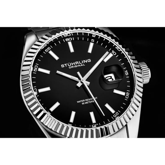 Stuhrling Original Lineage Men's Quartz Classic Watch, 42mm, Style Y469R