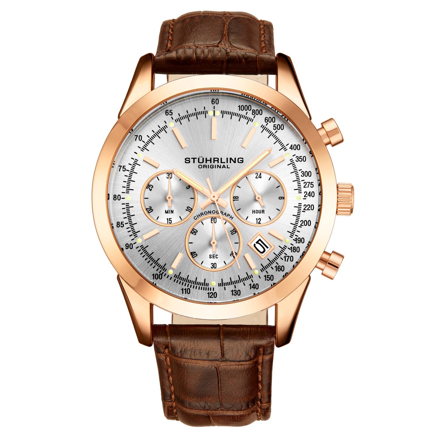Stuhrling Original Rialto Men's Quartz Chronograph Watch, Style GH8U3