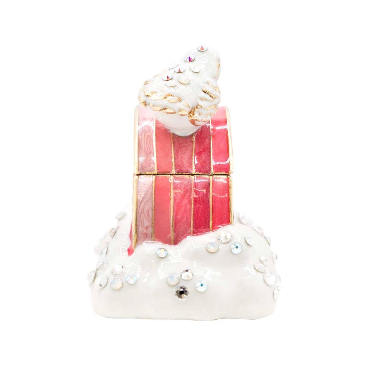 Jay Strongwater Rowan Pink Rainbow Decorative Box