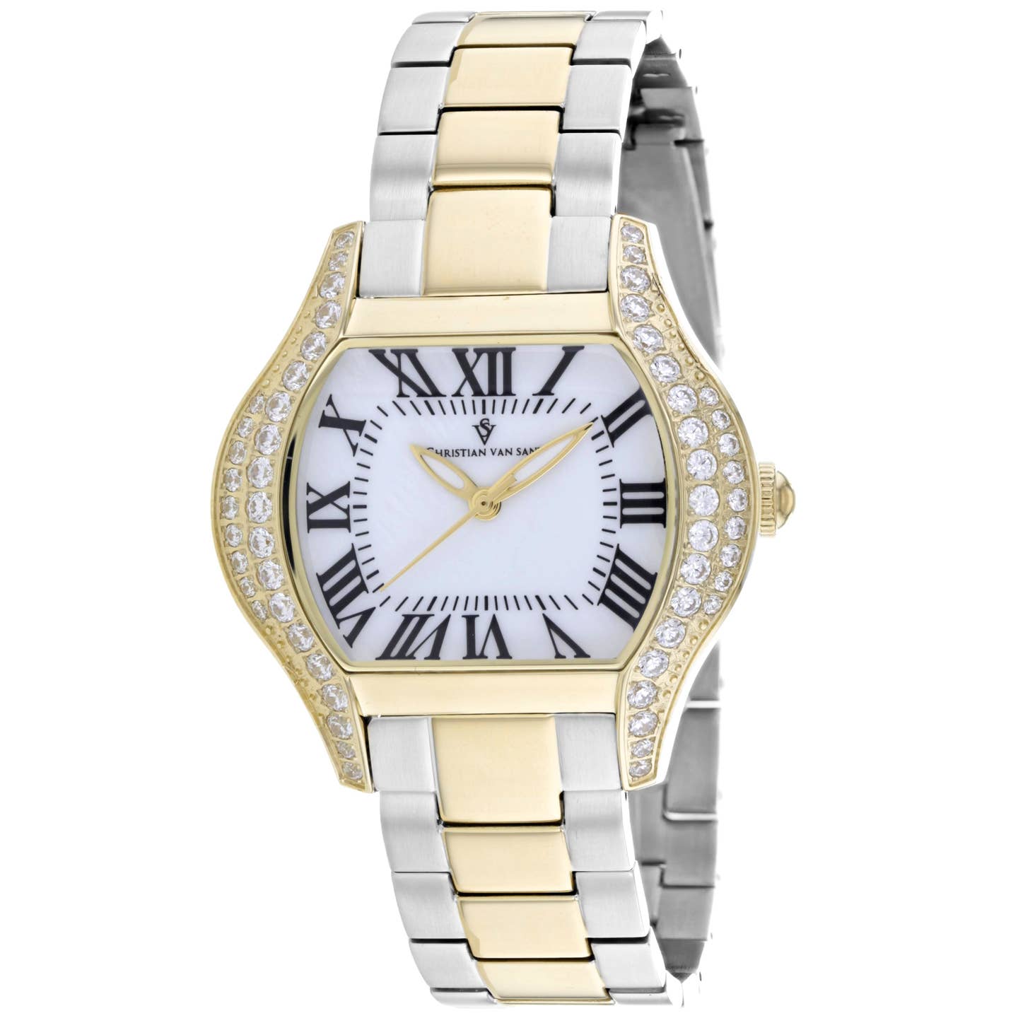 Christian Van Sant Bianca Women's Quartz Watch, Mother-of-Pearl Dial