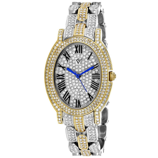 Christian Van Sant Amore Women's Quartz Watch, Silver Dial
