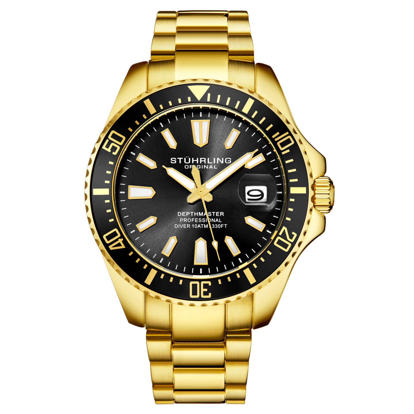 Stuhrling Original Depthmaster Men's Quartz Diver Watch