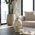 Sculpture - Clear Glass Handcrafted Accent, 17 in.