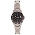 Authentic Heritor Calder Men's Automatic Date Bracelet Watch, Silver/Black