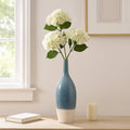 Decorative Vase - Blue Ceramic Sculptural Ombre Tall, 27 in.