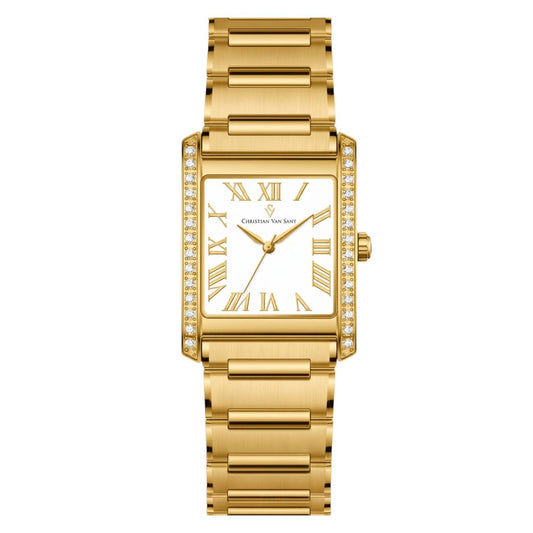 Christian Van Sant Atelier Women's Quartz Watch, White Dial