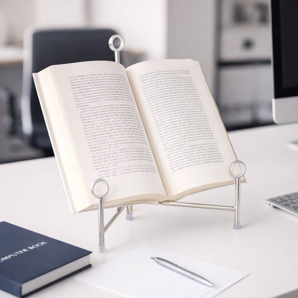 Decorative Object - Silver Metal Acrylic Easel Stand, 13 in.